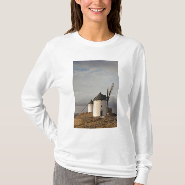 T-shirt Consuegra, les moulins à vent de l'antique La Manc (Devant)