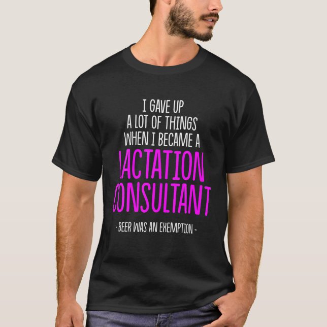 T-shirt Consultant en lactation Sensibilisation à l'allait (Devant)