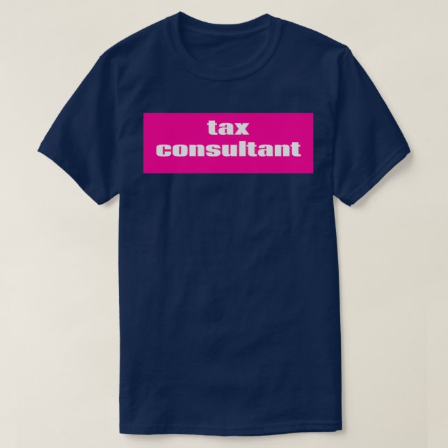 T-shirt Consultant fiscal 6 (Design devant)