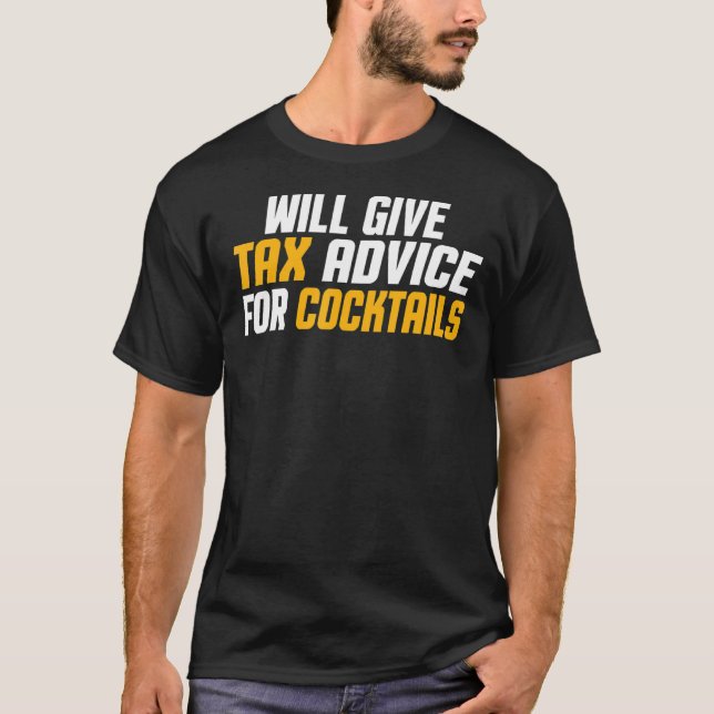 T-shirt Consultant Fiscal Cpa Funny Donnera Des Conseils F (Devant)