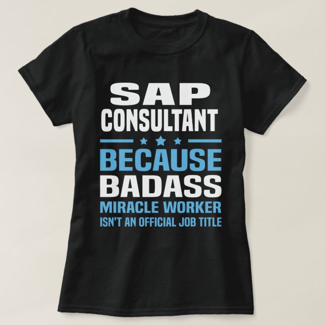 T-shirt Consultant SAP (Design devant)