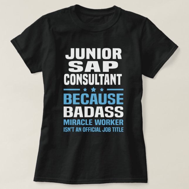 T-shirt Consultant SAP junior (Design devant)