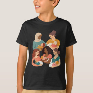 T-shirt Consultante en allaitement maternel pour femmes na