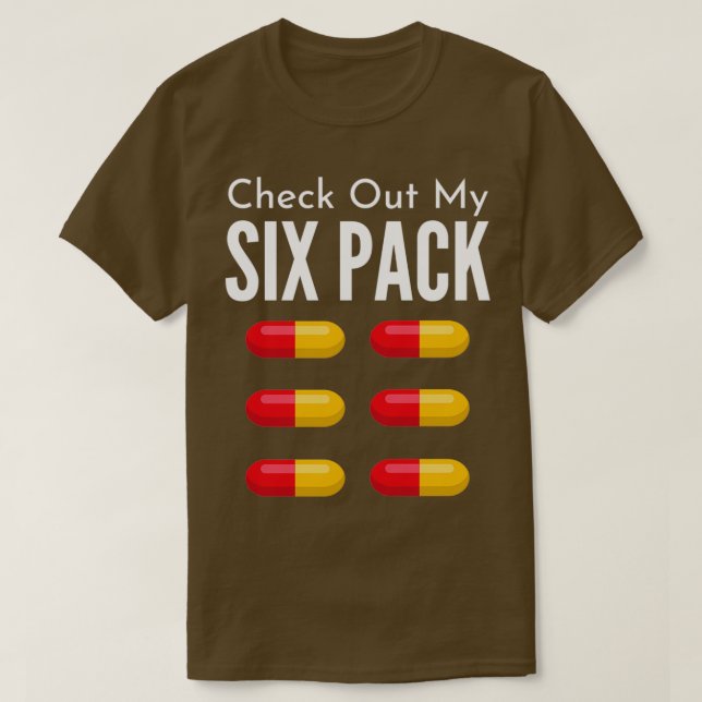 T-shirt Consultez le site Mon six pack pharmacie t (Design devant)