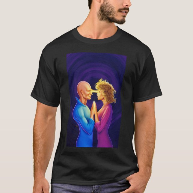 T-shirt Contact Alien. Et. (Devant)