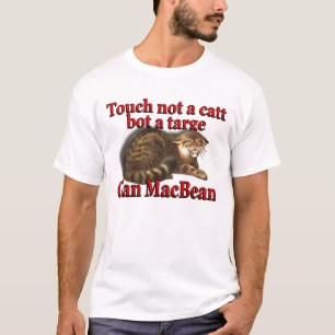 T-shirt Contact de MacBean de clan pas un Bot de Catt un