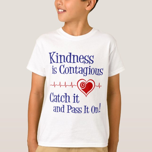 T-shirt Contagieux, bleu marine (Devant)