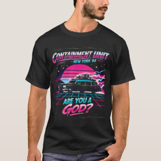 T-shirt Containment Unit Are You A God Tour 1984