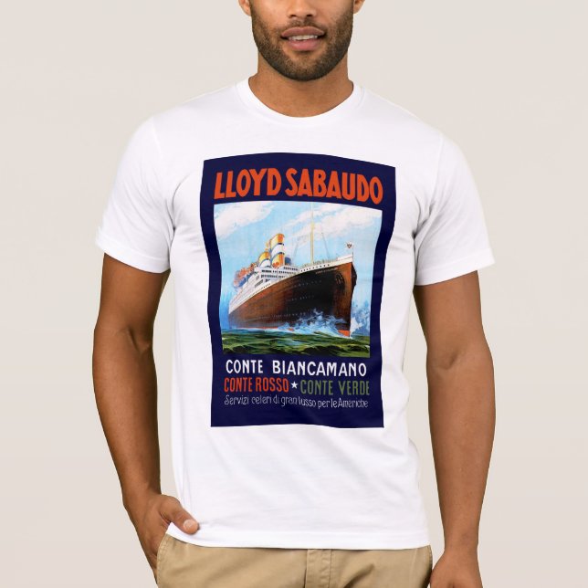 T-shirt ~ Conte Biancamano de Lloyd Sabaudo (Devant)