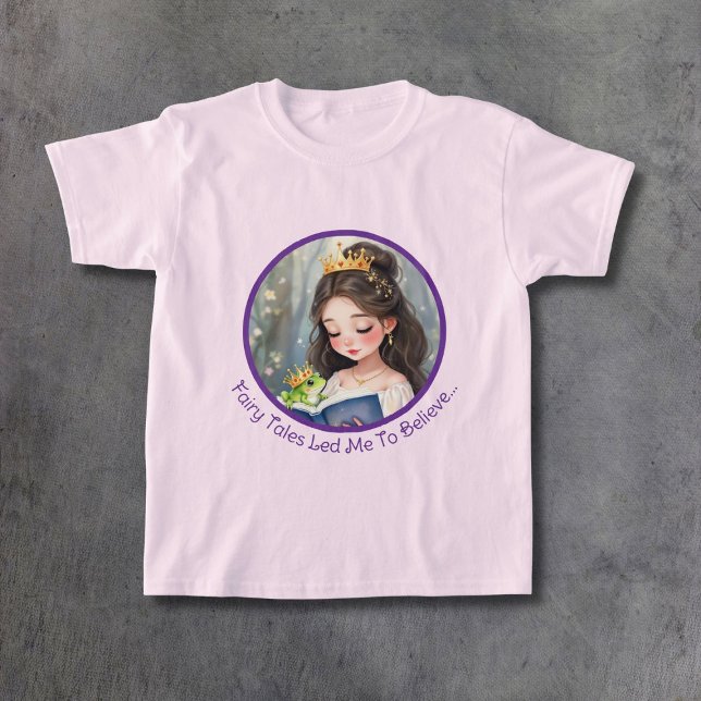 T-shirt Conte de fée de la mignonne princesse et de la gre (Créateur téléchargé)