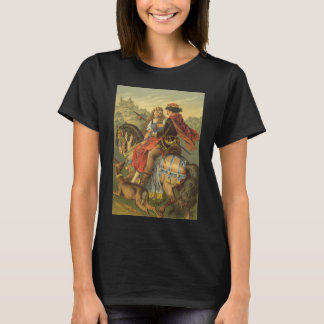 T-shirt Conte de fées victorien vintage, frère et sœur