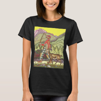 T-shirt Conte de fées vintage, garçon et vent du nord, Hau