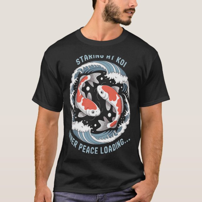 T-shirt Contemplation de carpes – Déverrouillage du mode Z (Devant)