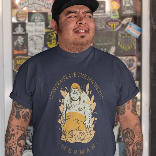 T-shirt Contemplez Le Majestic Merman (Créateur téléchargé)