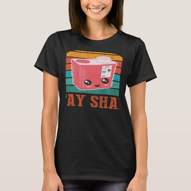 T-shirt Conteneur d'objets piquants IV Équipe d'infirmière (Devant)