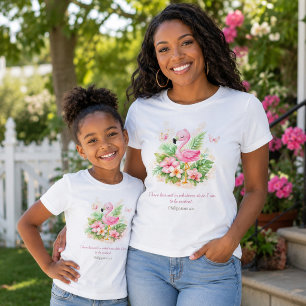 T-shirt Contenu en chaque saison Christian Flamingo