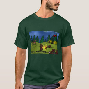 T-shirt Contes de camp de feu de camp : une retraite plein