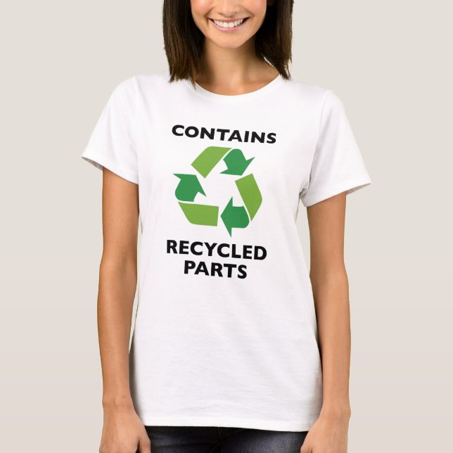 T-shirt Contient des pièces Recyclées (Devant)