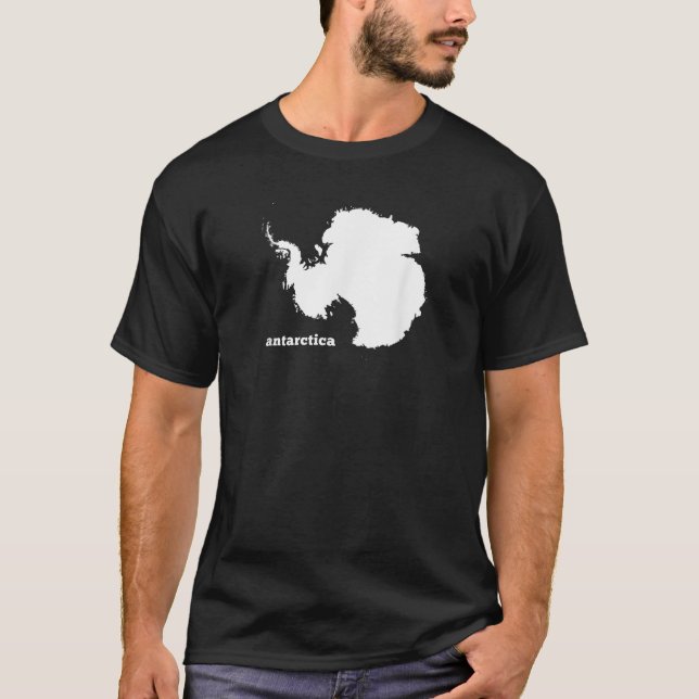 T-shirt Continent Antarctique   (Devant)