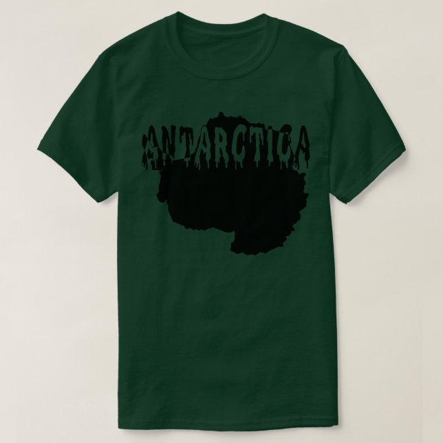 T-shirt continent antarctique (Design devant)