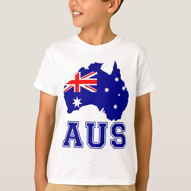 T-shirt Continent australien (Devant)