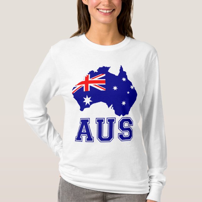 T-shirt Continent de l'Australie (Devant)