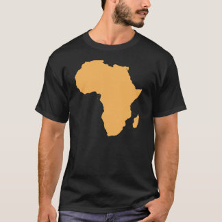 T-shirt continent d'ensemble de l'Afrique