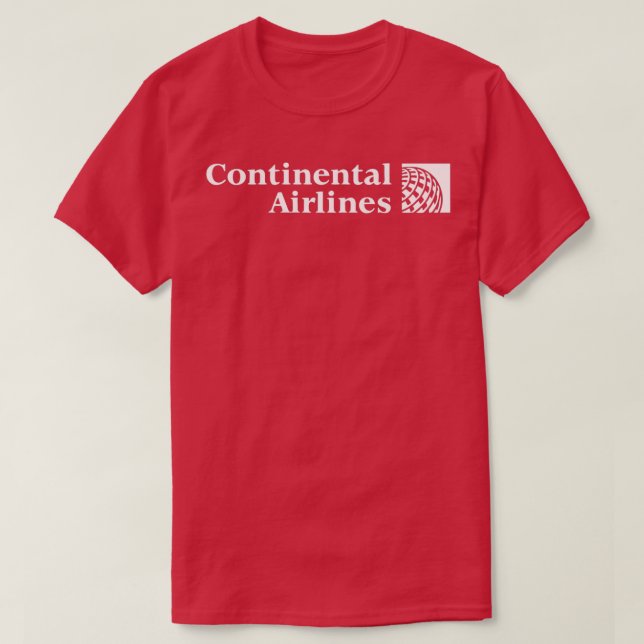 T-shirt Continental Airlines (Design devant)