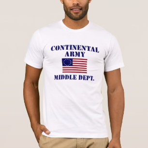 T-shirt continental d'armée de guerre