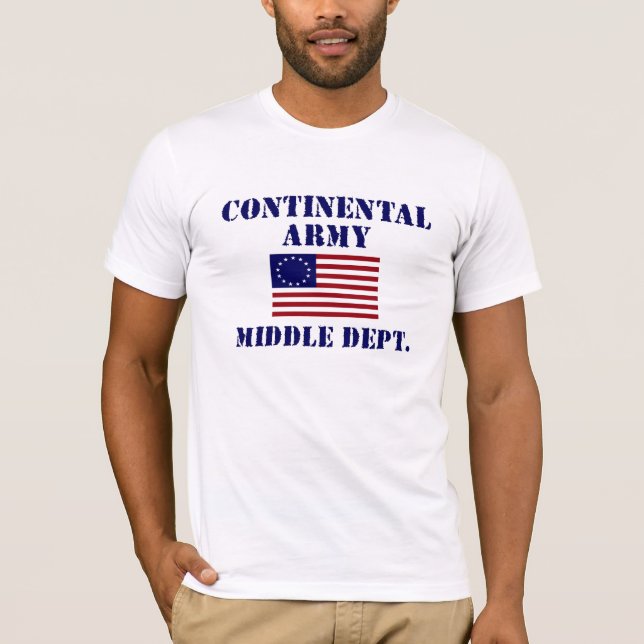 T-shirt continental d'armée de guerre (Devant)