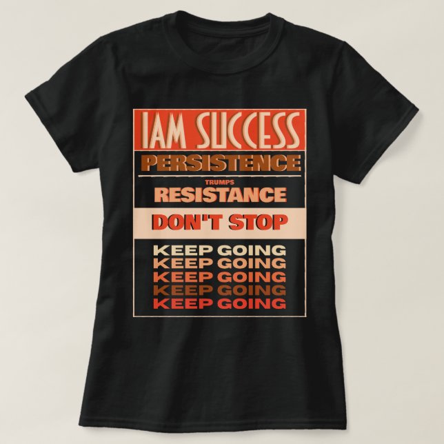 T-SHIRT CONTINUER (Design devant)