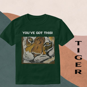 T-shirt Continuer à essayer Tai Chi Tiger, Personnaliser l
