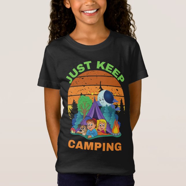 T-Shirt CONTINUER LE CAMPING (Devant)