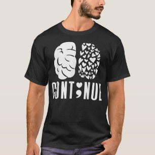 T-shirt Continuer, Semicolon Sensibilisation à la santé me