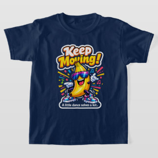 T-shirt Continuez à bouger ! – Banane Disco Danseuse