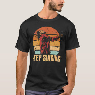 T-shirt Continuez À Chanter Pour Reggae Rasta