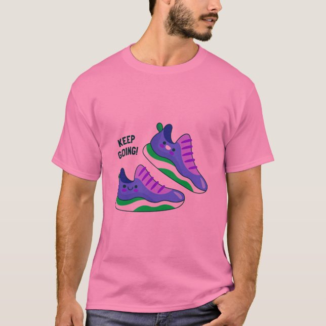 T-shirt Continuez À Faire Des Kicks Tee (Devant)