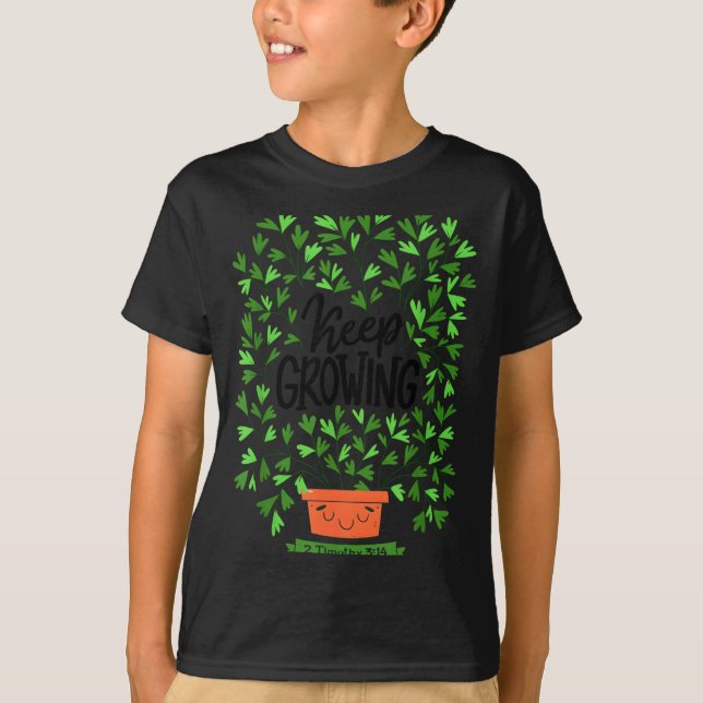 T-shirt Continuez à grandir 2 Timothée 3 14 Inspiration ch (Devant)