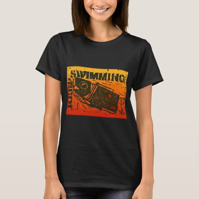 T-shirt Continuez à nager (Devant)