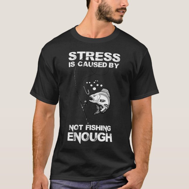 T-shirt Continuez à pêcher (Devant)