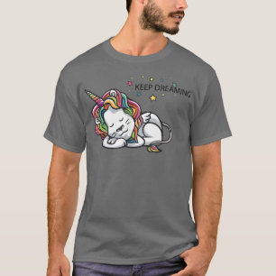 T-shirt Continuez à rêver Lion Unicorn Fairy tail