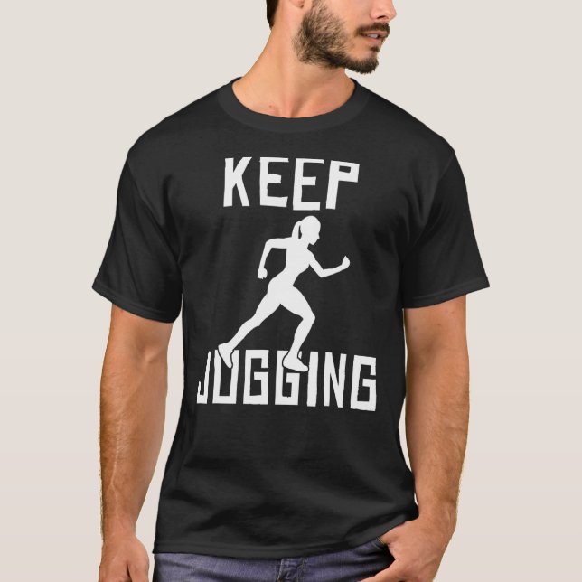 T-shirt Continuez Jogging Jog Sport Jogger (Devant)