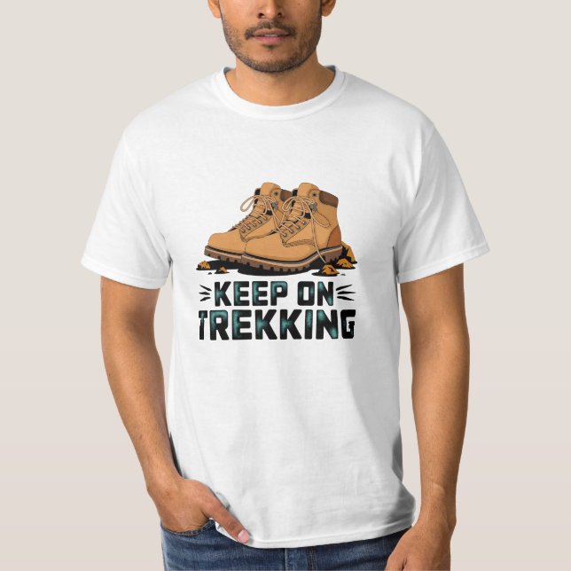 T-shirt Continuez sur Trekking (Devant)