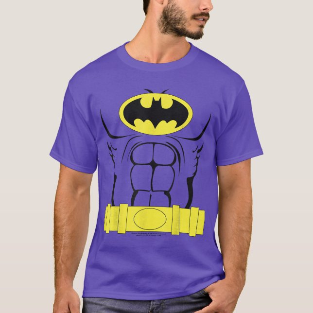 T-shirt Contour de costume de Batman de DC Comics (Devant)