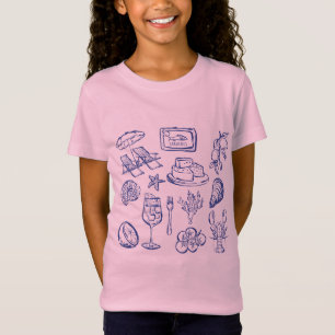 T-Shirt Contour de la vie méditerranéenne