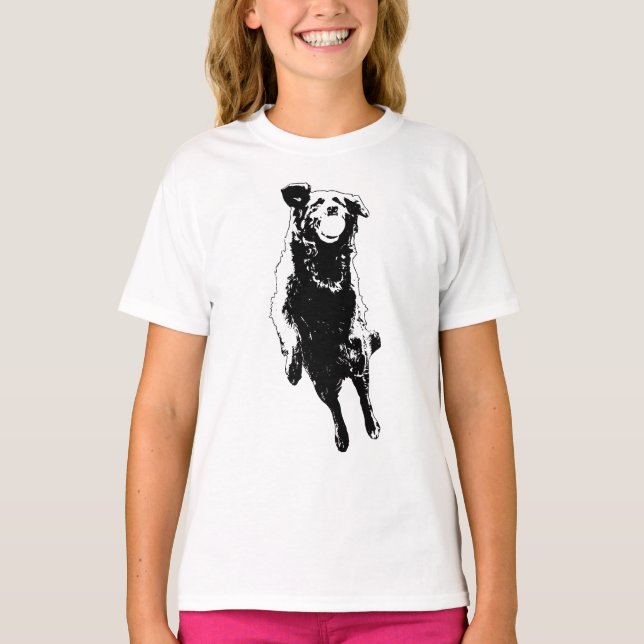 T-shirt Contour de mouvement net (Devant)