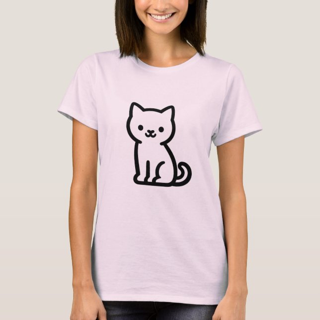 T-shirt Contour Kitten de la Softline Whisper (Devant)