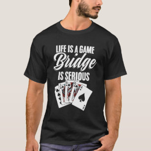 T-shirt Contrat Pont Carte de prise de risques Jeu Pont Am