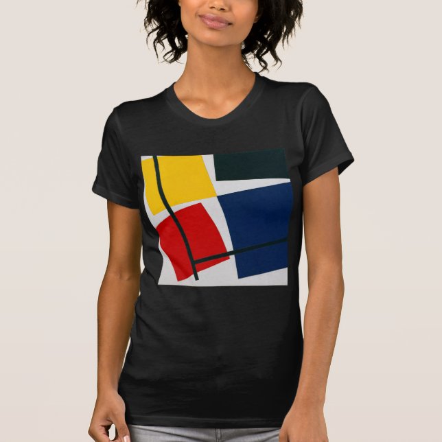 T-shirt Contre- composition simultanée Theo van Doesburg (Devant)