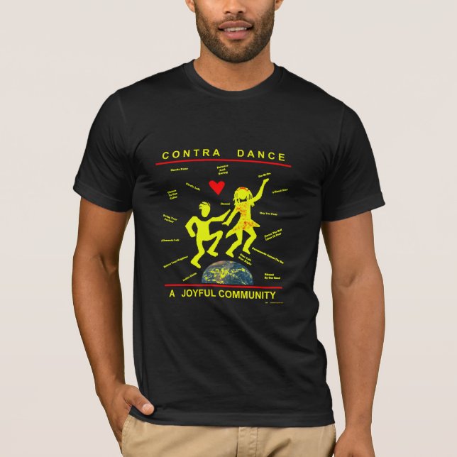 T-shirt Contre des cadeaux de danse (Devant)